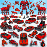 Deer Robot Car Game-Robot Game MOD Unlimited Money APKs 1.0.29