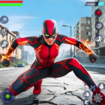 Cyber Rope Hero in Spider Game MOD Unlimited Money APKs 1.2.1